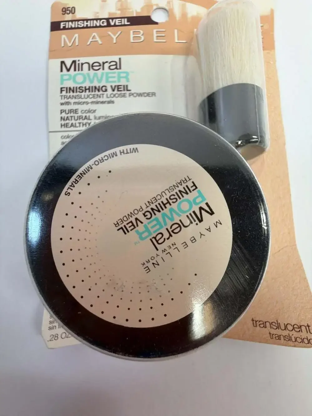 Maybelline Mineral Power Finishing Veil Translucent Loose Powder with Brush